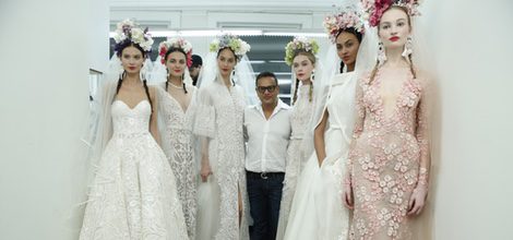 El diseñador Naeem Khan participa en Barcelona Bridal Fashion Week 2016