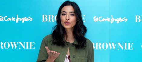 Rocío Crusset posando en la presentación de la colección Primavera/Verano 2016 de Brownie
