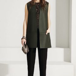 Chaleco verde de Pedro del Hierro coleccion primavera/verao 2016