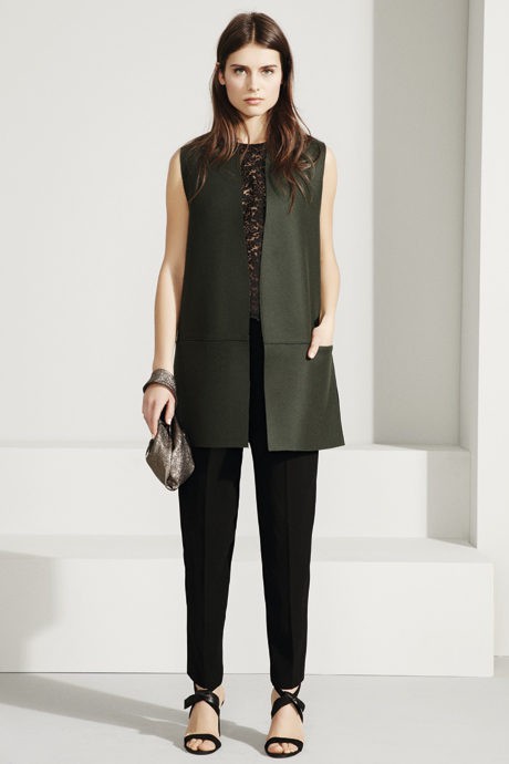 Chaleco verde de Pedro del Hierro coleccion primavera/verao 2016