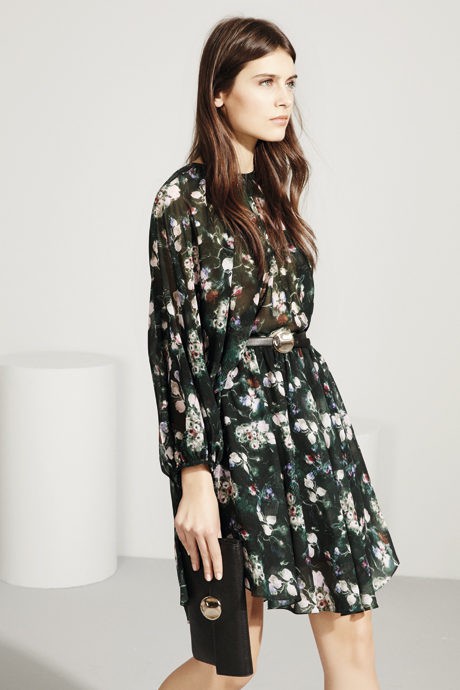 Vestido de flores de Pedro del Hierro coleccion primavera/verano 2016