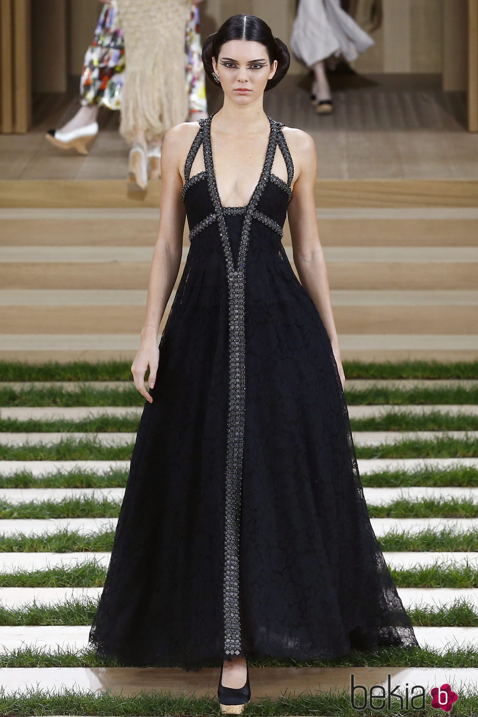 Kendall jenner desfile de Chanel en la semana de la moda de alta costura en París 2016