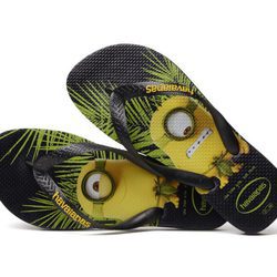Sandalias Havaianas edición los Minions negras colección primavera/verano 2016