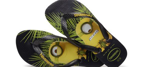 Sandalias Havaianas edición los Minions negras colección primavera/verano 2016