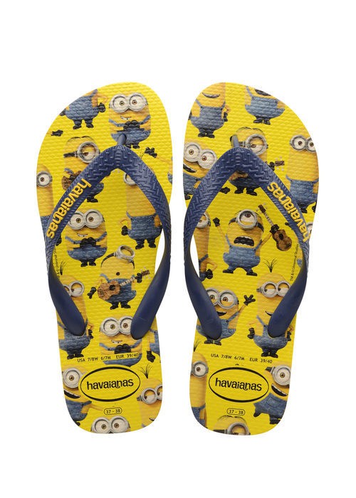 Sandalias Havaianas edición los Minions Amarillas colección primavera/verano 2016