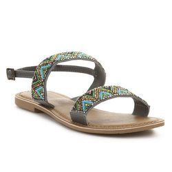 sandalia con correas en pedrería de la colección primavera/verano de la colección 2016 de Merkal