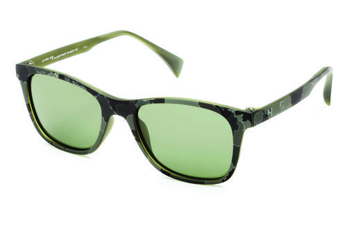 Gafas con estampado y lentes verde militar de la colección primavera/verano 2016 de Italia Independent