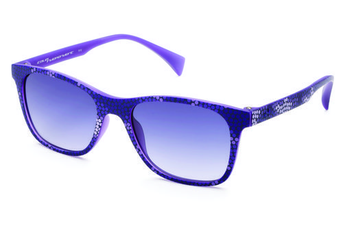 Gafas con marco de lunares y lente morados de la colección primavera/verano 2016 de Italia Independent