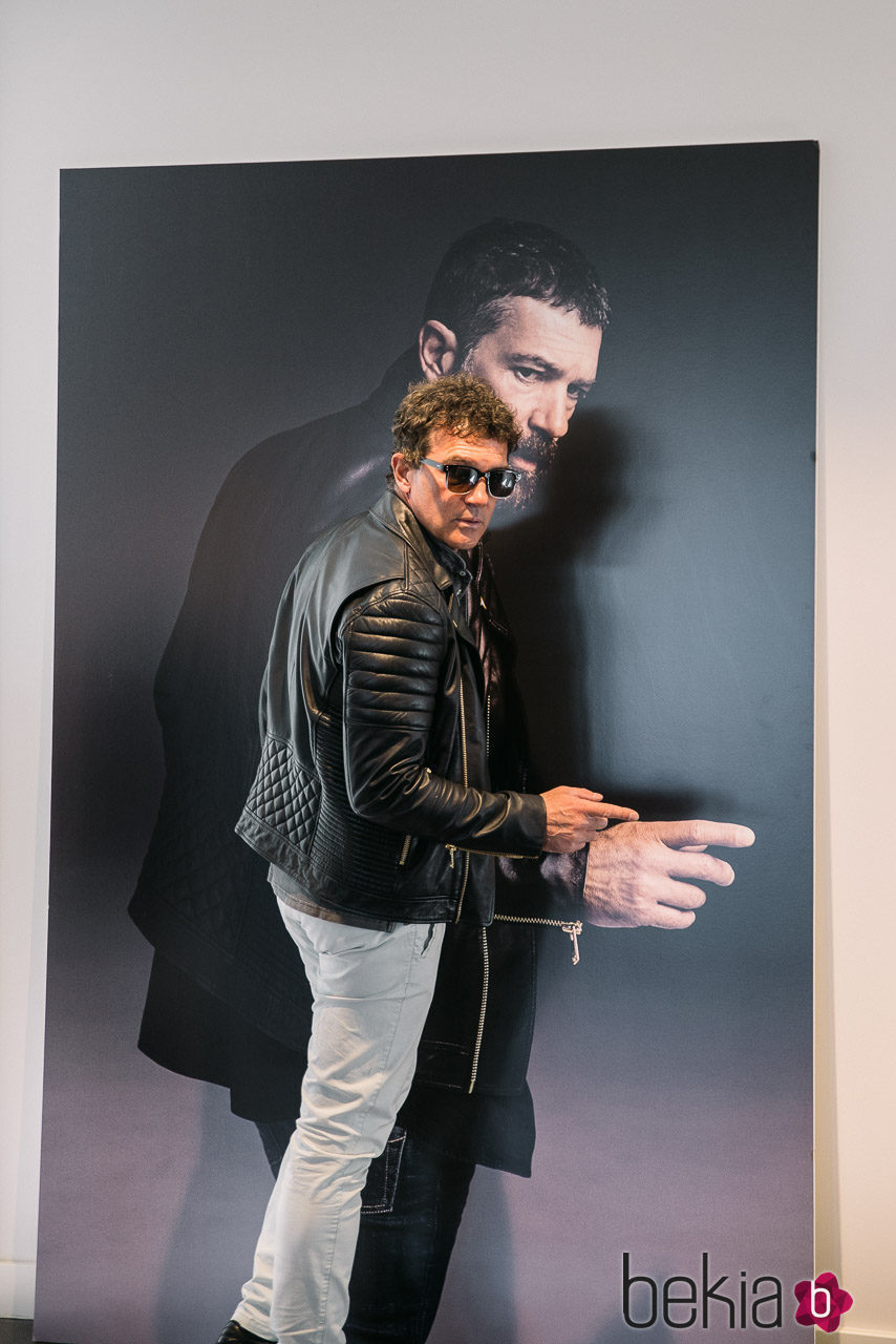 Antonio Banderas en la inauguración de Antonio Banderas design by Selected Homme