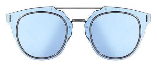 Frontal de gafas de sol azul de la coleccion otoño 2016 de Dior