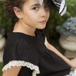 Vestido negro con puntilla de la nueva colección primavera/verano de OhSoleil