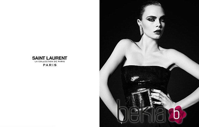 Cara Delevingne nueva imagen de Saint Laurent en la nueva campaña de la maison