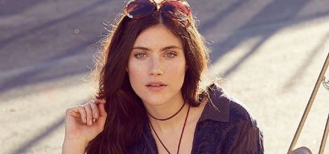 Shorts vaqueros y camisa azul de la colección denim Free People Primavera/Verano 2016