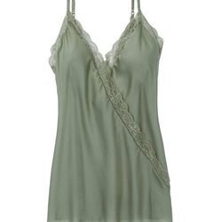 Blusa top de pijama verde de la colección primavera/verano Etam 2016