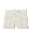 Short de pijama tejido blanco de la colección primavera/verano 2016