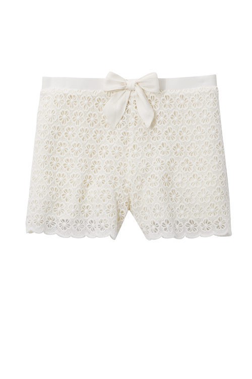 Short de pijama tejido blanco de la colección primavera/verano 2016