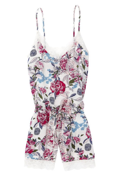 Mono de pijama con estampado de la colección primavera/verano 2016 de Etam