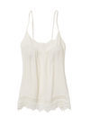 Top de algodón beige de la colección primavera/verano 2016 de Etam