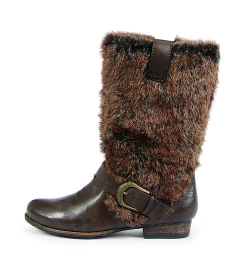 Botin chocola de pelo, nueva propuesta de Mustang para este Otoño/Invierno