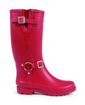 Bota katiuska de color rojo, propuesta Mustang para este Otoño/Invierno