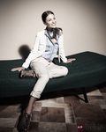 Paula Echevarría para Blanco Chaqueta Tweed Blanco