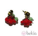 Nueva Colección Abataba 2011: Pendientes flores de cristal de Murano