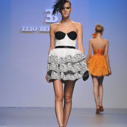 Minivestido en blanco y negro