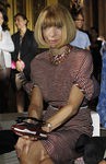 Anna Wintour, sentada en el front row