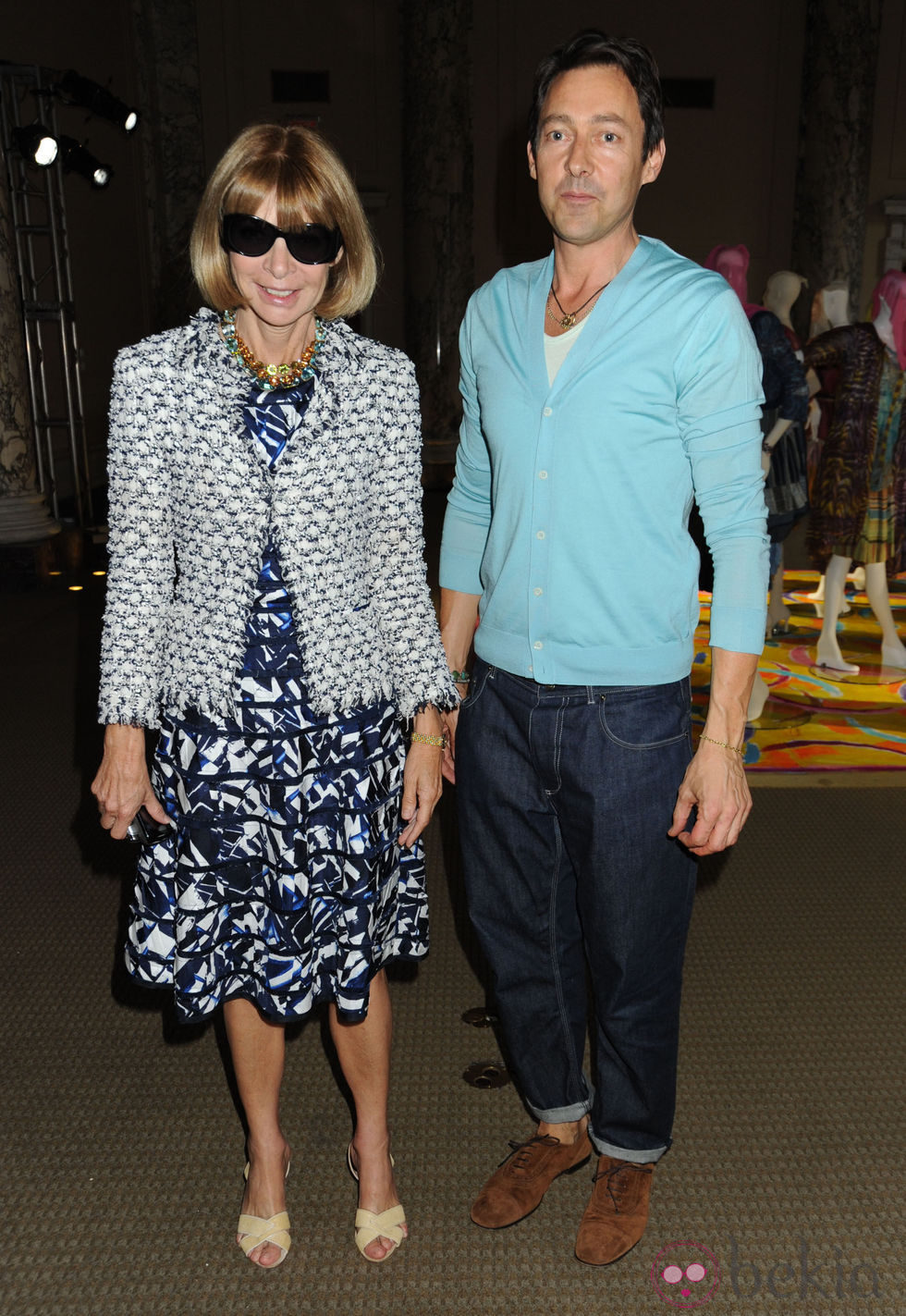 Anna Wintour junto a Gregory Parkinson