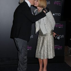 Anna Wintour junto a Karl Lagerfeld