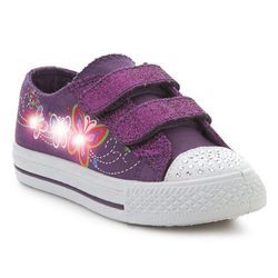 Sneakers morados con luces de la colección primavera/verano niño 2016 de Merkal