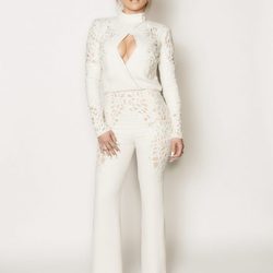 Jennifer Lopez con mono blanco de Zuhair Murad en American Idol