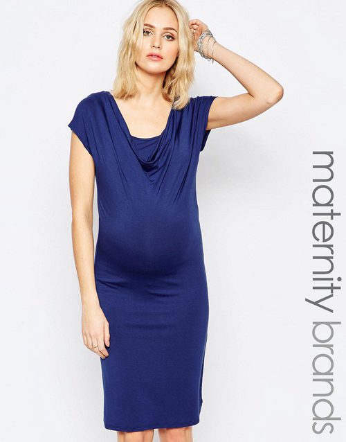 Vestido azul rey de Asos de la colección maternidad primavera/verano 2016