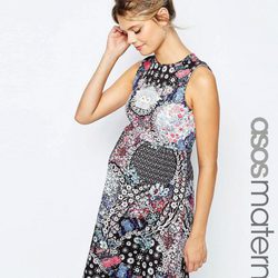 Vestido estampado de flores de Asos de la colección maternidad primavera/verano 2016