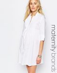 Blusón blanco de Asos de la colección maternidad primavera/verano 2016