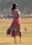 Kate Middleton en el partido de cricket en el día 1 de su viaje a la India y Bhutan 