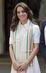 Kate Middleton en la llegada al Old Birla House del Tour of the Gandhi Smriti museum 