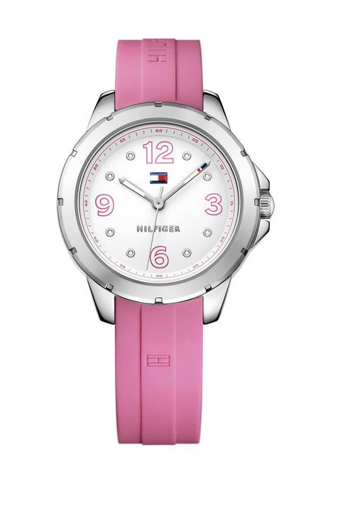 Reloj para niña con correa rosada de Tommy Hilfiger 'Protagonista por un día 2016