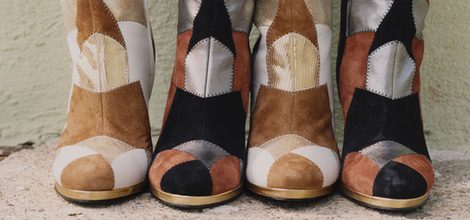 Botines de cuero y gamuza de rodarte para & Other Stories