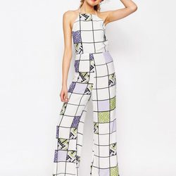 Mono a cuadros de la colección de Chi Chia para ASOS Africa