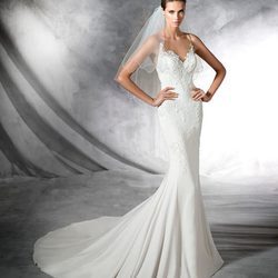 Vestido Plisa de la colección Pronovias 2017