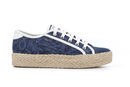 zapatos de tela denim de la colección Geox for Valemour 2016.