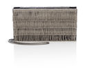 Clutch de borlas de malla de la colección Memento de Jimmy Choo