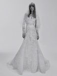 Vestido de novia con encaje floral de la Colección Bridal 2017 de Elie Saab