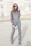 Chiara Ferragni durante el desfile de Elie Saab en en la Paris Fashion Week