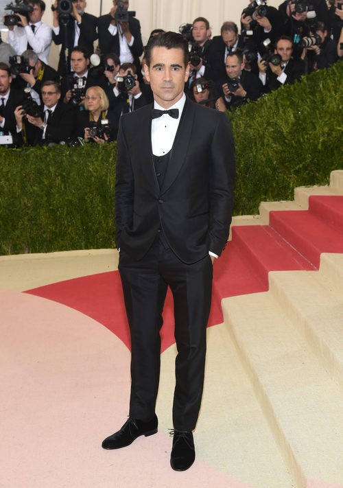 Colin Farrell en la alfombra roja de la Gala Met 2016