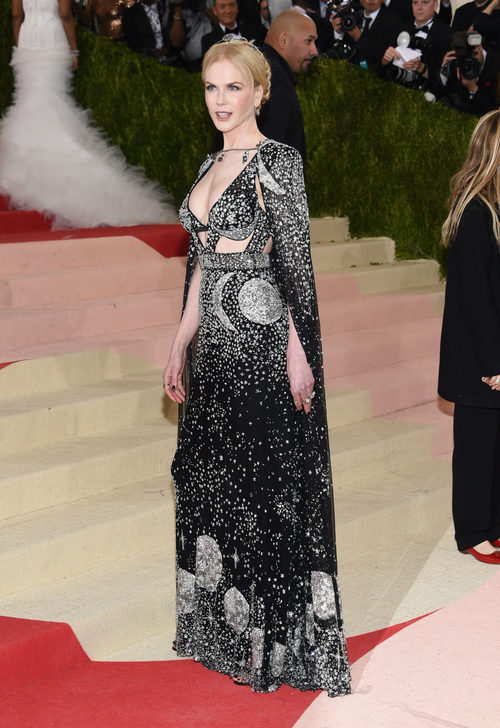 Nicole Kidman en la alfombra roja de la Gala Met 2016