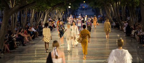 Desfile de Chanel en la presentación de la colección Crucero 2017 en La Habana
