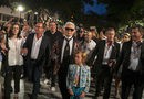 Karl Lagerfeld en el desfile de la colección Crucero 2017 de Chanel en Cuba