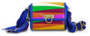 Cartera azul de lazo de seda de la colección de Sara Batagglia para Salvatore Ferragamo